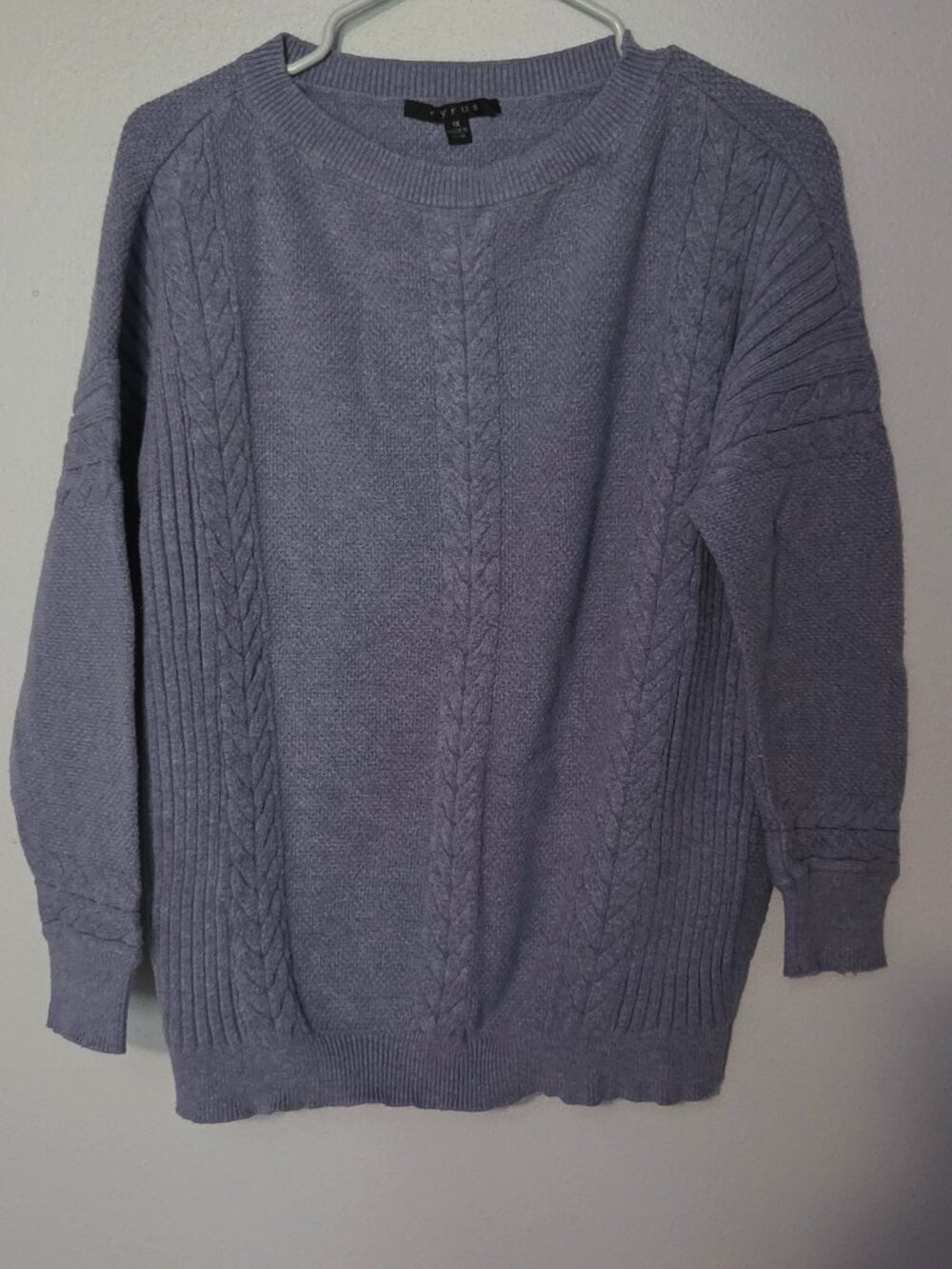 Cyrus Light Blue Sweater 1X